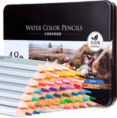 Набор цветных карандашей Deli Nuevo 6523 (48цв)