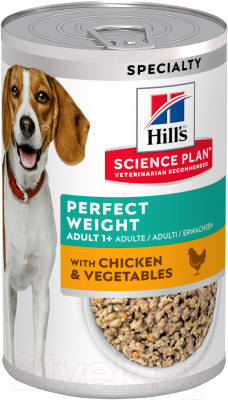 Влажный корм для собак Hill's Science Plan с курицей / 604226 (363г)