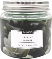 Свеча Miniso Jar Garden Series. Жасмин / 6686 (70г) - 