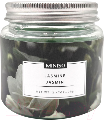 Свеча Miniso Jar Garden Series. Жасмин / 6686 (70г)