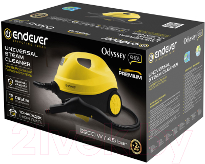 Пароочиститель Endever Odyssey Q-806 (желтый/черный)
