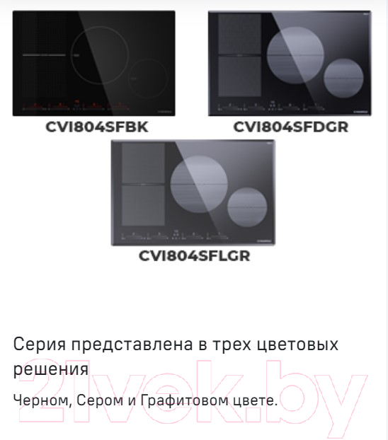 Индукционная варочная панель Maunfeld CVI804SFDGR