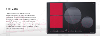 Индукционная варочная панель Maunfeld CVI804SFLGR