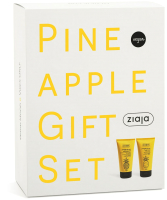 Набор косметики для тела Ziaja Pineapple Антицеллюлитный мусс 160мл + Скраб с сорбетом 160мл - 