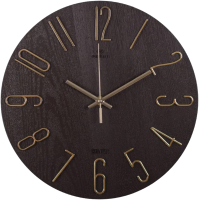 Настенные часы РУБИН Классика / 3010-003 (коричневый/золотой) - 