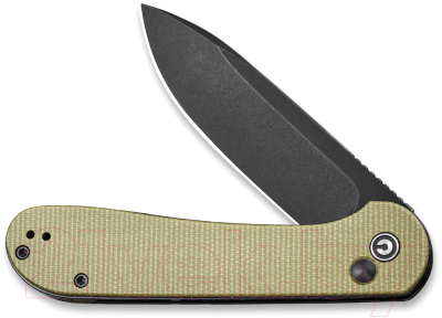 Нож складной Civivi Button Lock Elementum 14C28N Steel Handle G10 / C2103B (оливковый)