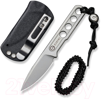 Нож туристический Civivi Fixed Blade Circulus 10Cr15CoMoV Steel Ostap Hel Design C22012-2