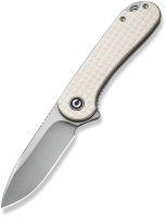 Нож складной Civivi Elementum D2 Steel Satin Finished Handle G10 Ivory / C907A-3 - 