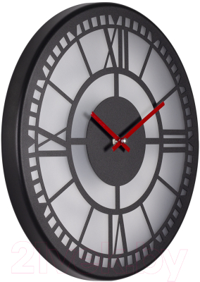 Настенные часы РУБИН Классика / 3230-003 (черный)
