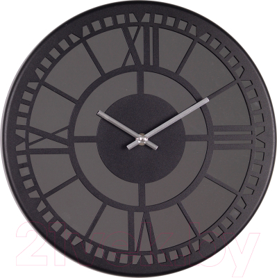 Настенные часы РУБИН Классика / 3230-004 (черный)