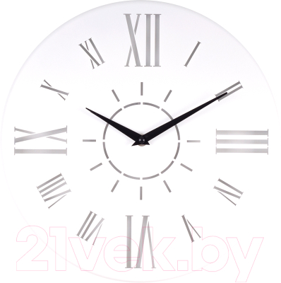 Настенные часы РУБИН Классика / 3231-001 (белый)