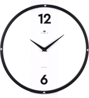 Настенные часы РУБИН Time / 3330-001 (черный/белый) - 
