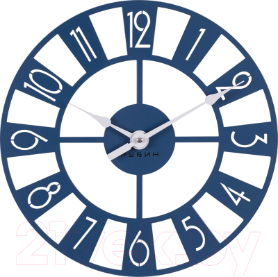 Настенные часы РУБИН Дартс / 3532-002 (синий)