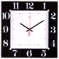 Настенные часы РУБИН Классика / 3131-1131B (черный) - 