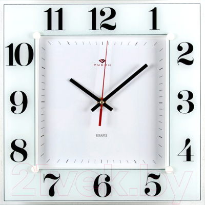 Настенные часы РУБИН Классика / 3131-1132W (белый)