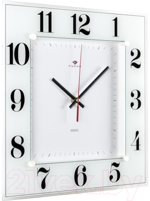 Настенные часы РУБИН Классика / 3131-1132W (белый)