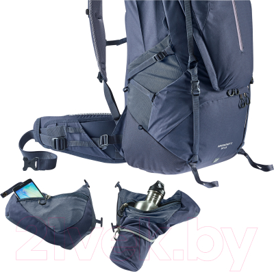 Рюкзак Deuter Aircontact X 60+15 Ink / 3370022-3067