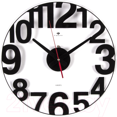 Настенные часы РУБИН Большие цифры / 4041-002