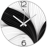 Настенные часы РУБИН Черный лотос / 4041-007B - 