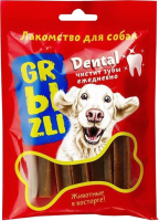 Лакомство для собак GRЫZLI Dental жевательное для крупных пород / 228004106 (150гр) - 