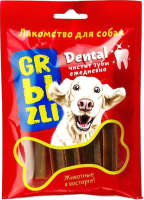 Лакомство для собак GRЫZLI Dental жевательное для мелких пород / 228004090 (150гр) - 