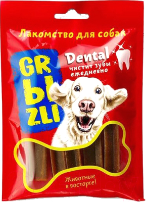 Лакомство для собак GRЫZLI Dental жевательное для мелких пород / 228004090 (150гр)