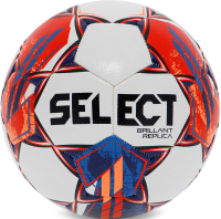 Футбольный мяч Select Brillant Replica V23 / 0995860003 (размер 5, белый/красный/синий) - 