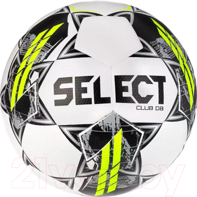 Футбольный мяч Select Club DB / 0864160100 (размер 4, белый/черный/зеленый)
