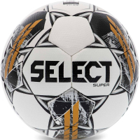 Футбольный мяч Select Super V23 / 3625560001 (размер 5, белый/черный/золотой) - 