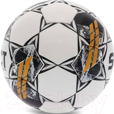 Футбольный мяч Select Super V23 / 3625560001 (размер 5, белый/черный/золотой)