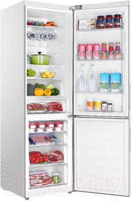 Холодильник с морозильником Haier C4F640CWU1