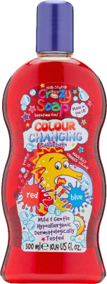 Пена для ванны детская Kids Stuff Волшебная пена Меняющая цвет из красного в синий (300мл)