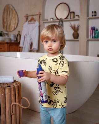 Пена для ванны детская Kids Stuff Мусс-пена для забав и купания (225мл, фиолетовый)
