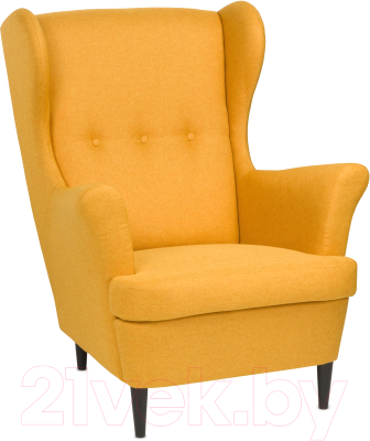 Кресло мягкое Mio Tesoro Тойво (Yellow/Orange)