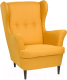 Кресло мягкое Mio Tesoro Тойво (Yellow/Orange) - 