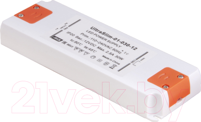 Изображение товара Адаптер для светодиодной ленты AKS UltraSlim 30W/12V