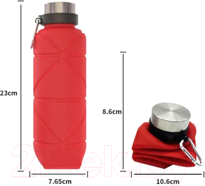 Бутылка для воды Coyote 010800004B (красный)