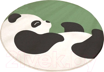 Коврик Mio Tesoro Panda 1.0 C0015273A 100х100 (зеленый)