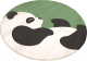Коврик Mio Tesoro Panda 1.0 C0015273A 100х100 (зеленый) - 