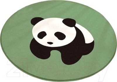 Коврик Mio Tesoro Panda 2.0 C0015273B 100х100 (зеленый)
