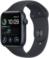 Умные часы Apple Watch SE 2 GPS 44mm (полуночный/ремешок S/M) - 