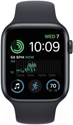 Умные часы Apple Watch SE 2 GPS 44mm (полуночный/ремешок S/M)