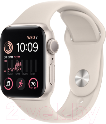 Умные часы Apple Watch SE 2 GPS 40mm (звездный свет, ремешок M/L)