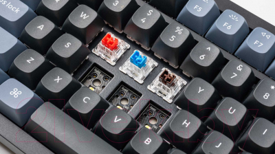 Клавиатура Keychron K4 Pro Grey RGB Hot-Swap Red Switch RU / K4P-H1