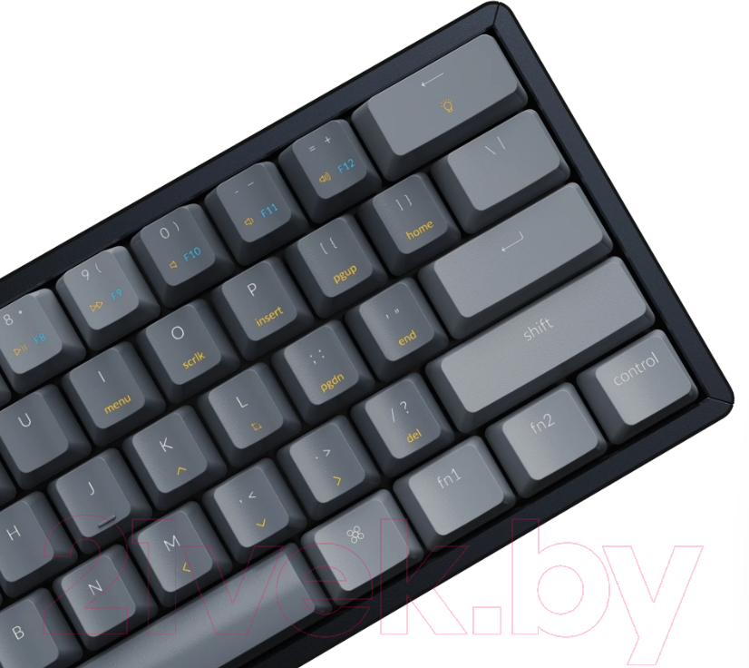 Клавиатура Keychron K12 Grey RGB Gateron G Pro Brown Switch RU / K12-B3