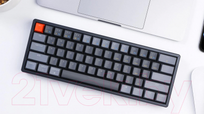 Клавиатура Keychron K12 Grey RGB Gateron G Pro Red Switch RU / K12-B1