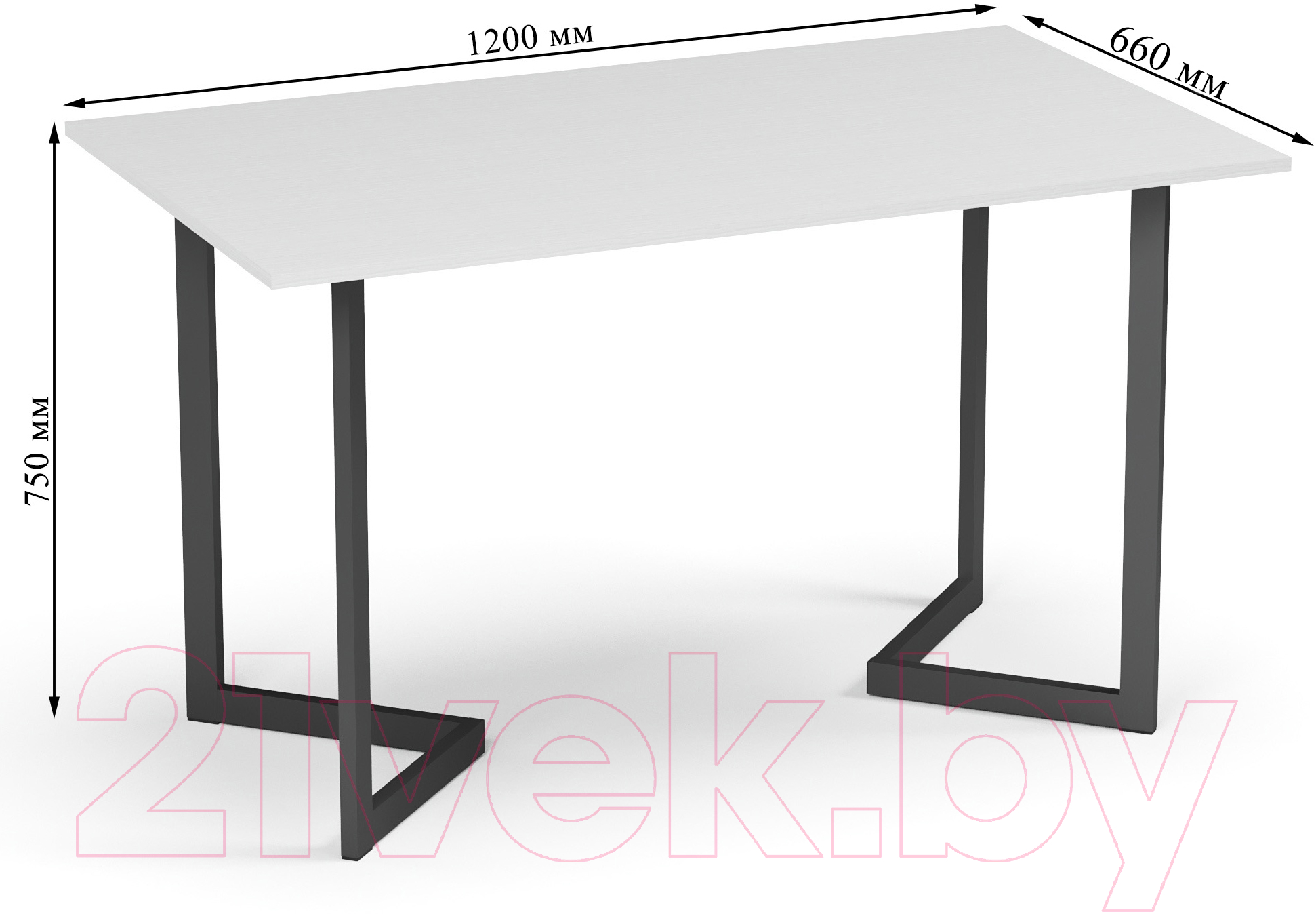 Обеденный стол Soma Miata 120x70