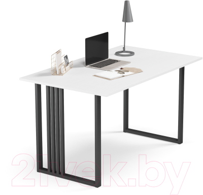 Письменный стол Mio Tesoro Франко 120x70 (белый/черный)