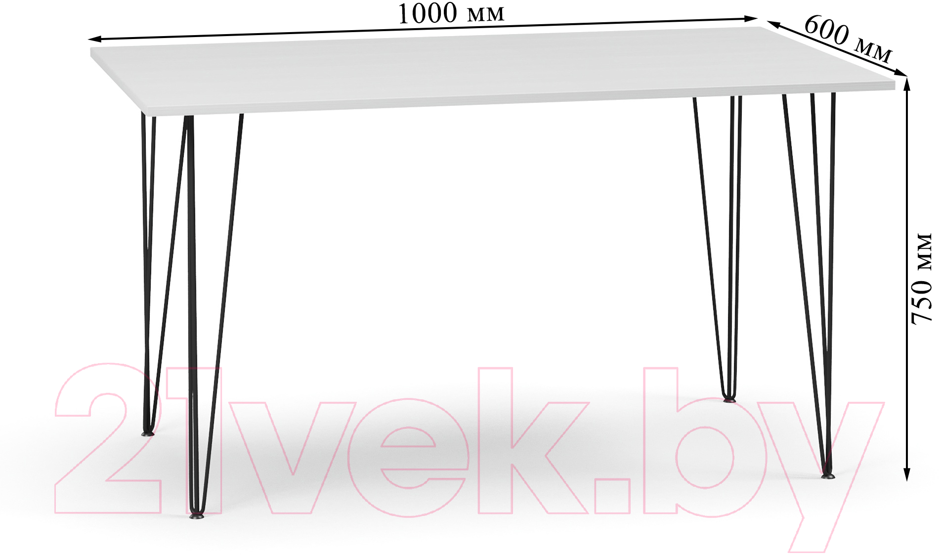 Обеденный стол Soma Kari 100x60