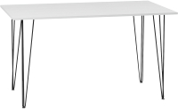 Обеденный стол Soma Kari 120x70 (белый/черный) - 